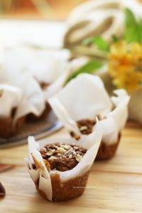 Muffin de Tangerina com Castanha de Pequi - Flor de Sal