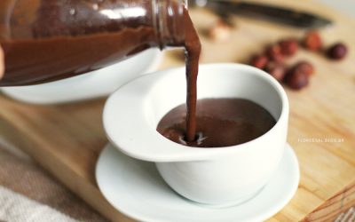 CHOCOLATE QUENTE VEGANO – cremoso e com gostinho de Nutella ♥