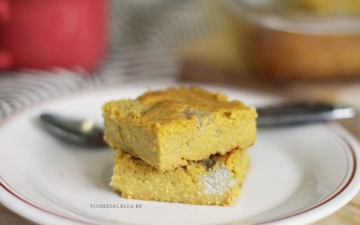 Pamonha Assada / Bolo de Milho Cremoso com Queijo Vegano