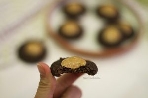 Cookies de Chocolate com Pasta de Amendoim Vegano - Flor de Sal