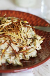 Salpicão Vegano com Casca de Melancia e Palha de Mandioca - Flor de Sal por Gabi Mahamud